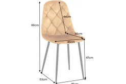 Riess-Ambiente Stühle|Samt Möbel ><noscript><img width=
