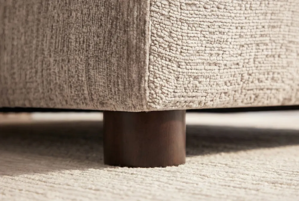 Riess-Ambiente Skandinavisch|3-Sitzer Sofa > Stilvolles Sofa SOHO 225cm beige Chenille 3-Sitzer Couch mit Wellenunterfederung