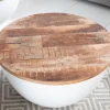 Riess-Ambiente Couchtische & Truhen|Mehr... > Upcycling Design Couchtisch INDUSTRIAL STORAGE 70cm weiß Mangoholz handmade