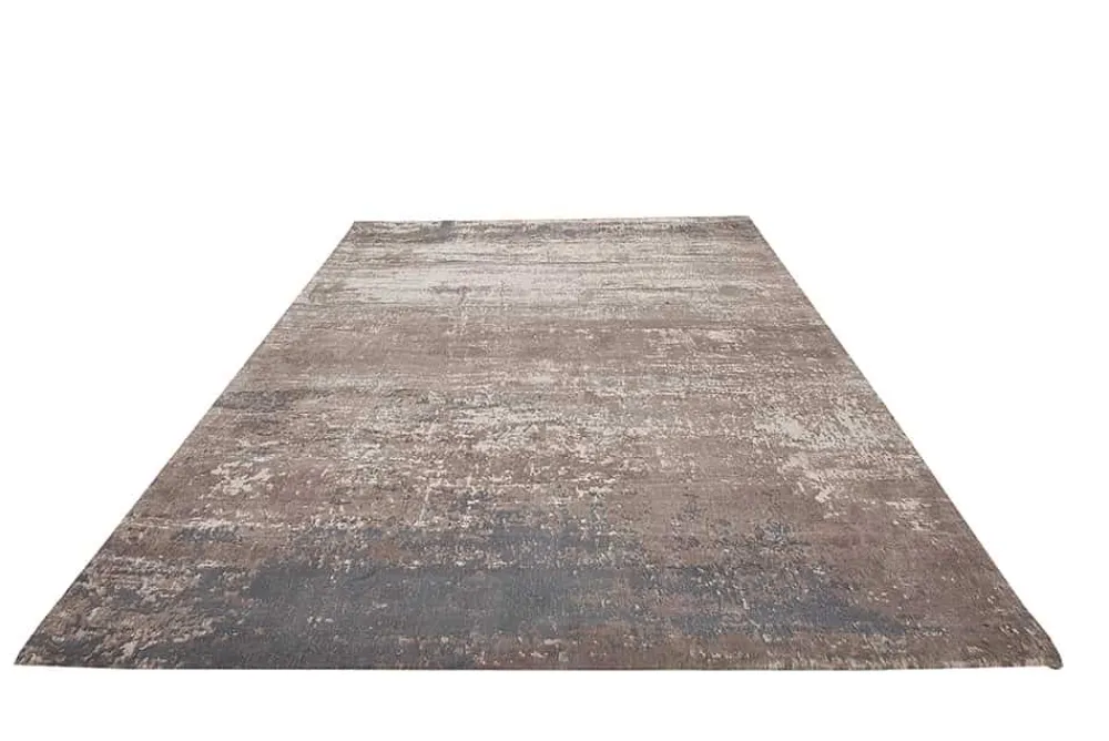 Riess-Ambiente Teppiche > Vintage Baumwoll-Teppich MODERN ART 240x160cm beige grau Used Look