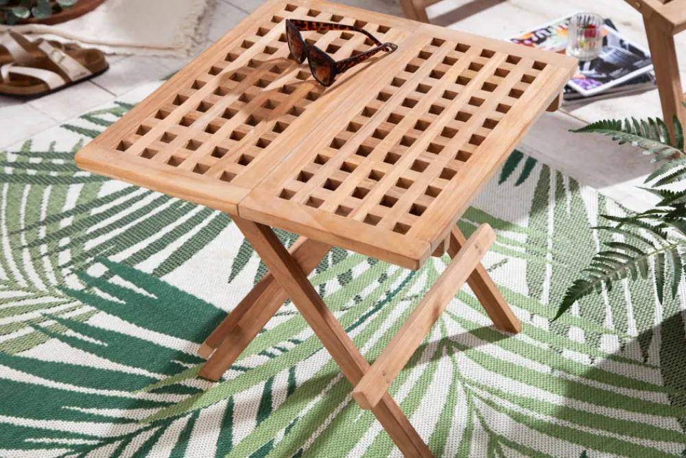 Riess-Ambiente Beistelltische|Mehr... > Wetterfester Beistelltisch EMPIRE TEAK 50cm Massivholz klappbar