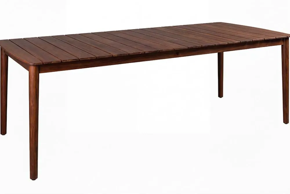 Riess-Ambiente Mehr...|Massivholz Gartenmöbel > Wetterfester Gartentisch KOPENHAGEN 220cm braun Akazie honey finish Massivholz Outdoor
