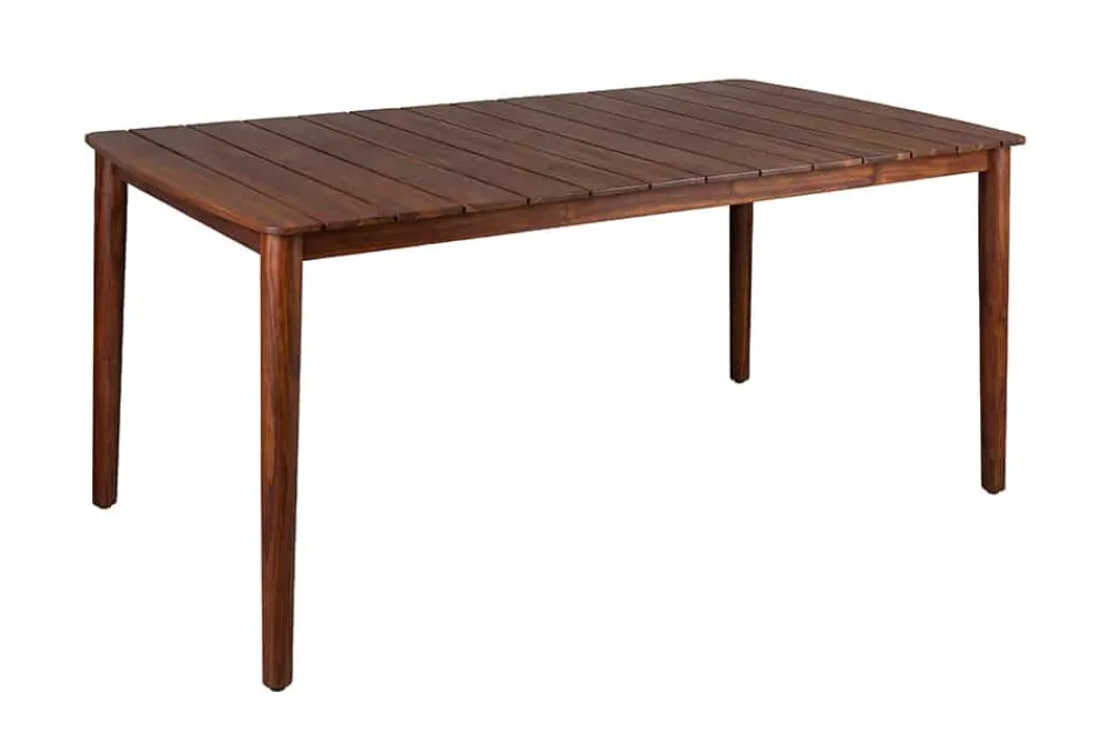 Riess-Ambiente Mehr...|Massivholz Gartenmöbel > Wetterfester Gartentisch KOPENHAGEN 160cm braun Akazie honey finish Massivholz Outdoor