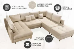Riess-Ambiente Skandinavisch|Xxl Sofa ><noscript><img width=